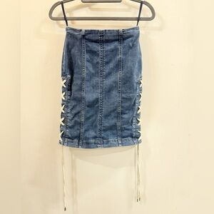 Free People Denim Skirt